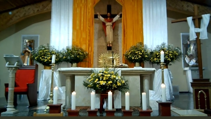 altar parroquia san lucas pascua